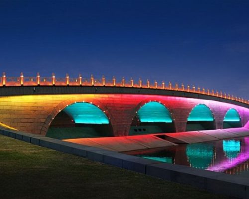 bridge lighting design | Hualuo | Turnkey Dancing Fountain Systems